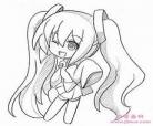 少女简笔画q版古装